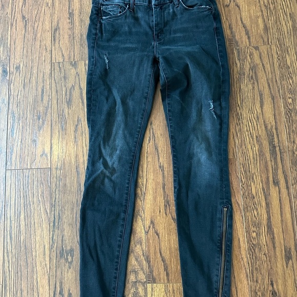 MOTHER Denim - MOTHER Black Skinny Jeans Sleek Fit